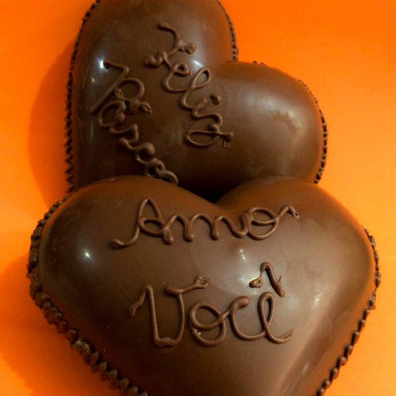 Coração Fechado de Chocolate ao Leite 380g