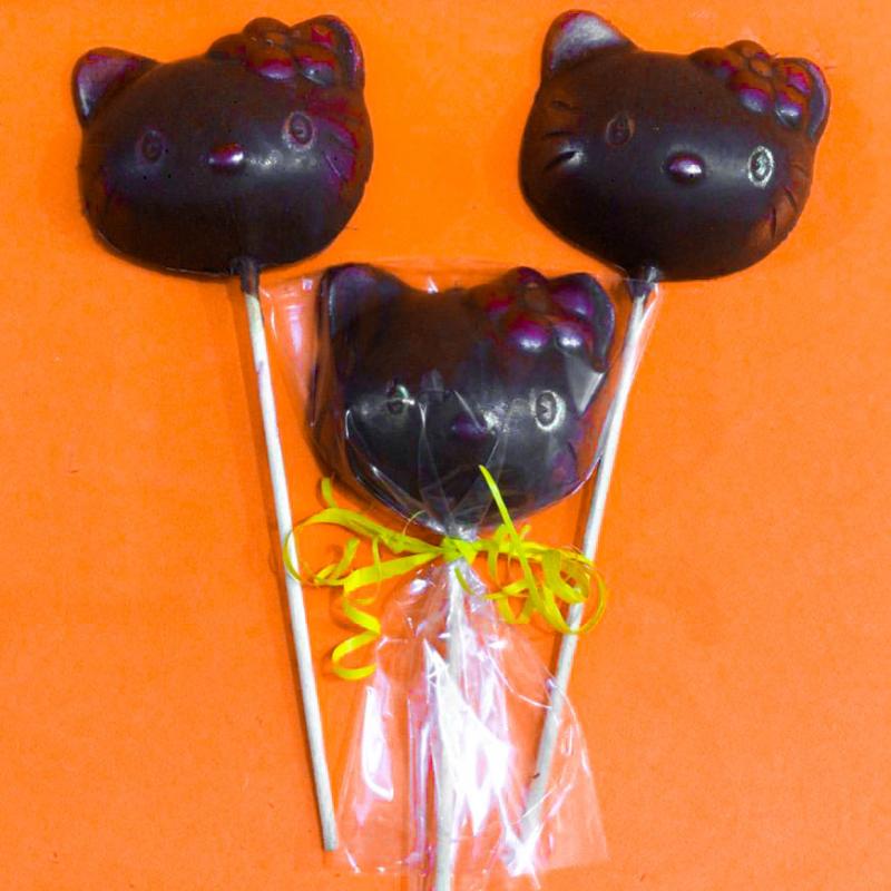 Pirulito de Chocolate ao Leite Hello Kitty (unidade)