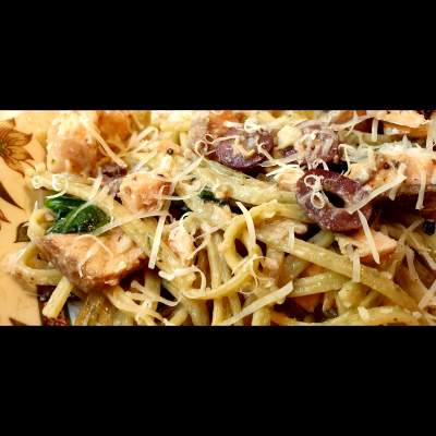 Fettucc. Espinaca 3 sabores