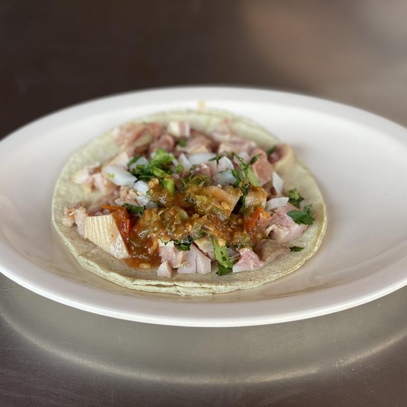 Taco blandito de carne