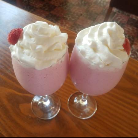 Frappe Fresas con crema