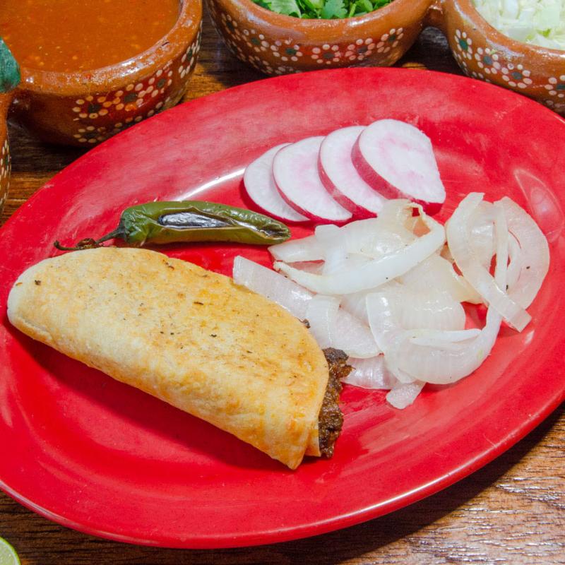Taco Dorado de Birria