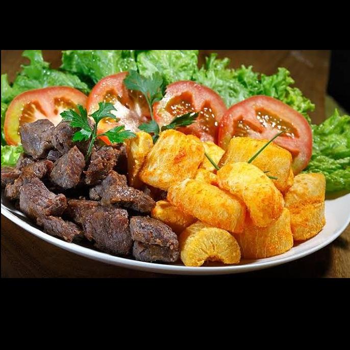Carne do sol com aipim