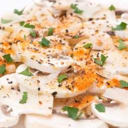 ENSALADA DE HONGOS FRESCOS  A LA VINAGRETA