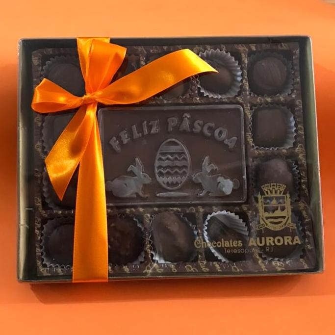 Caixa Feliz Páscoa com Bombons Sortidos