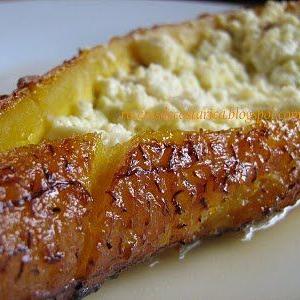 Plátano maduro con queso