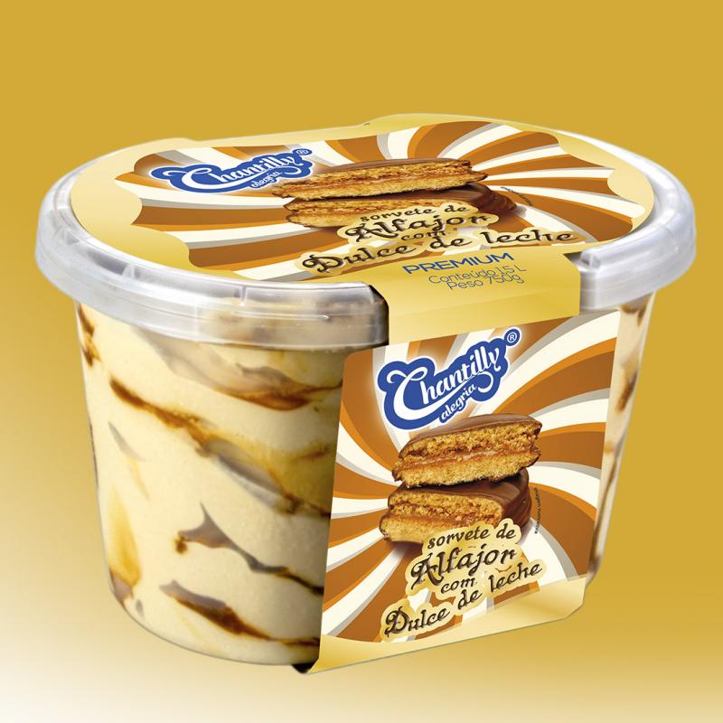 Alfajor com Doce de leite 750g - 1,5L