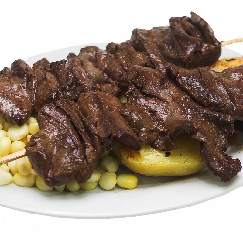 Porción de Anticuchos