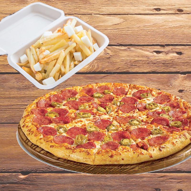 Combo Pizza Familiar + Papitas Locas