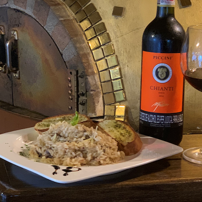 RISOTTO AI FUNGHI E PANCETTA