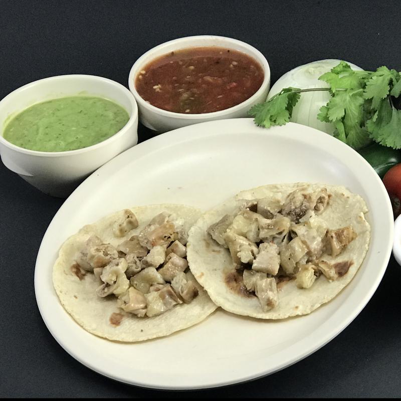 Orden de tacos de tripa (4)