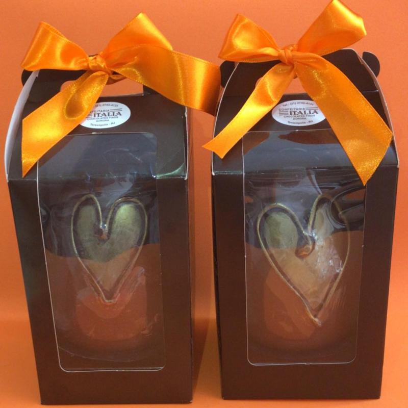 Ovo de Páscoa Chocolate ao Leite Decorado na Caixa 230g (unidade)
