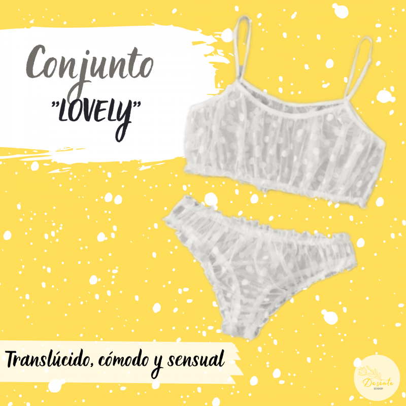 Conjunto LOVELY blanco