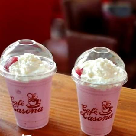 Frappe Fresas con Crema
