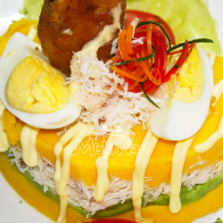 Causa de Pulpa de Cangrejo