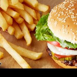 HAMBURGUESA ESPECIAL CON PAPAS