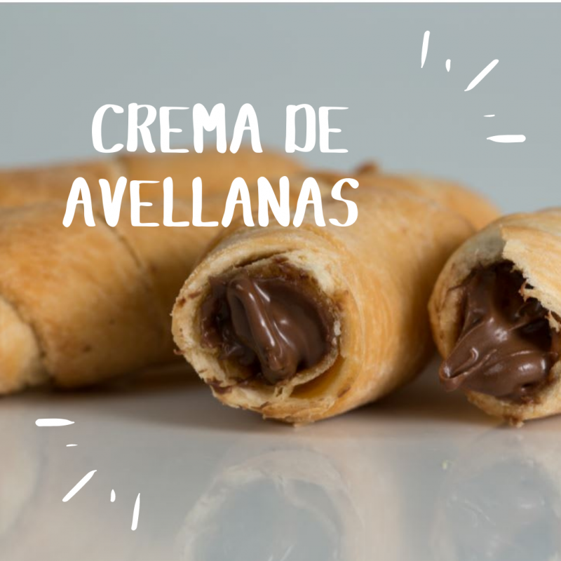 Teque de Crema de Avellanas Fritos