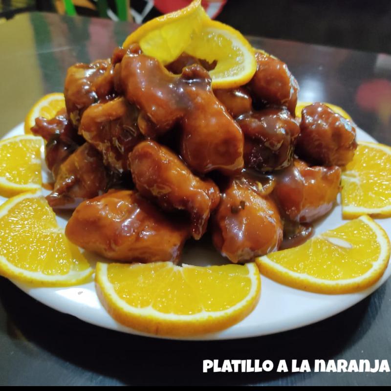 PLATILLO A LA NARANJA.