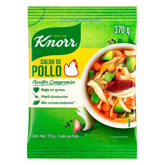 Consomé de caldo de pollo Knorr 370 g