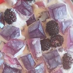 GELATINA DE UVA CON MORAS