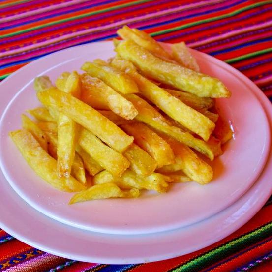 Porción de papas fritas