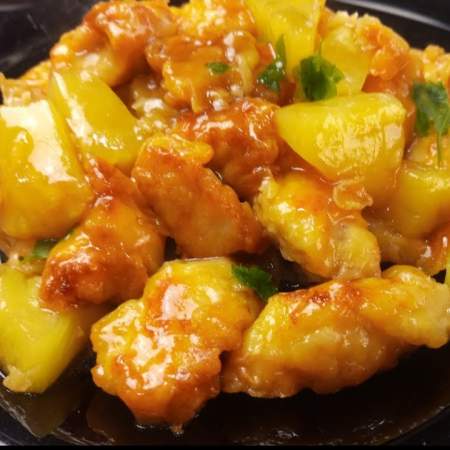 Pollo con Piña