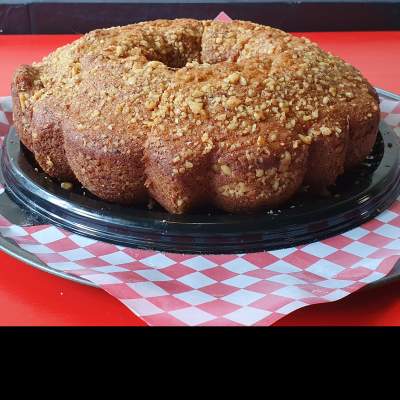 Torta Zanahoria, nueces, uva pasa, ron - entera