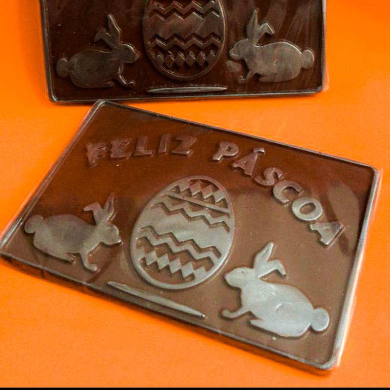 Placa Chocolate ao Leite 12x17cm