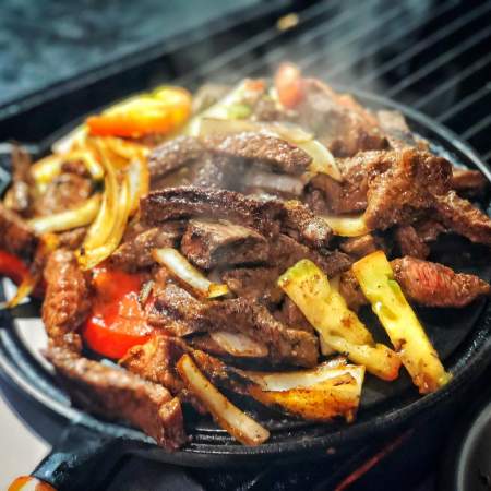 Fajitas e Fritas
