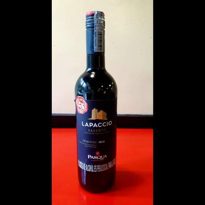 Primitivo Lapaccio Salento (Pasqua) - 750ml - IGT (Indicación Geografica Tipica - Origen Puglia (Italia)