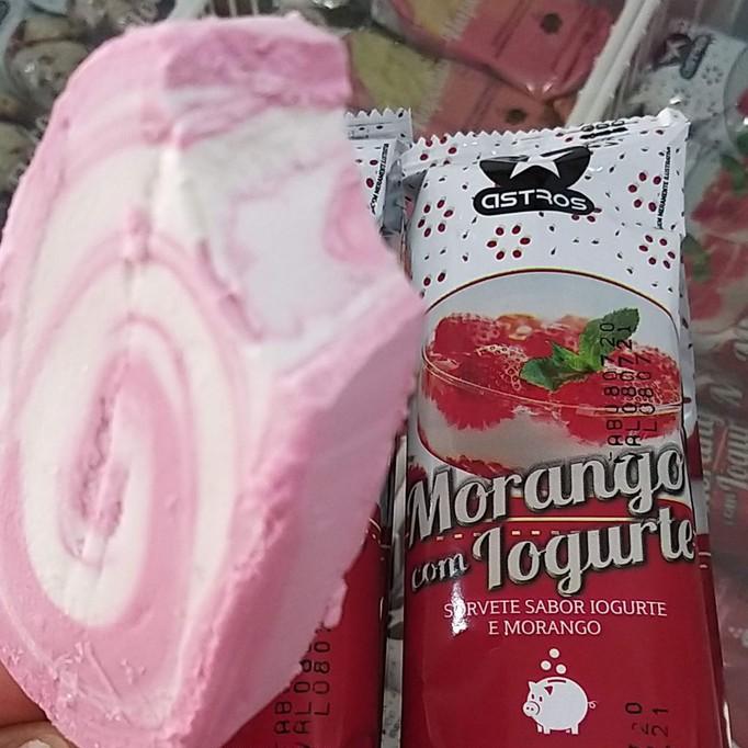 Morango com Iogurte