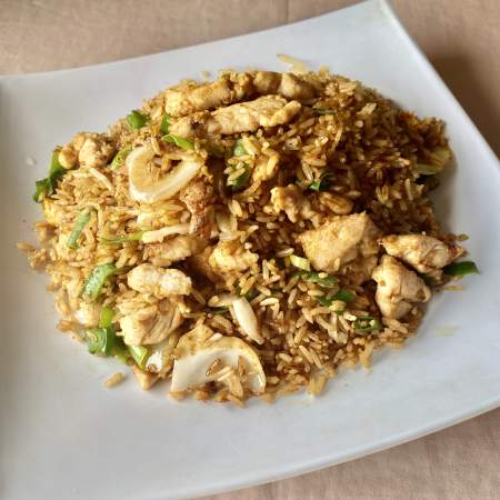 12- Arroz frito con pollo (entero)