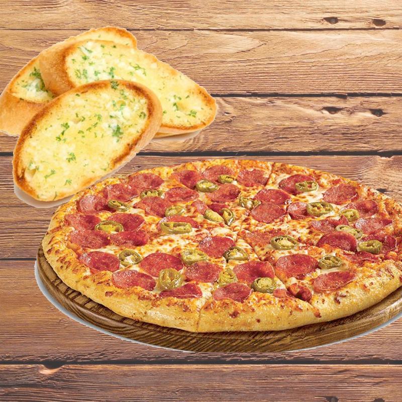 Combo Pizza Familiar + Pan de ajo