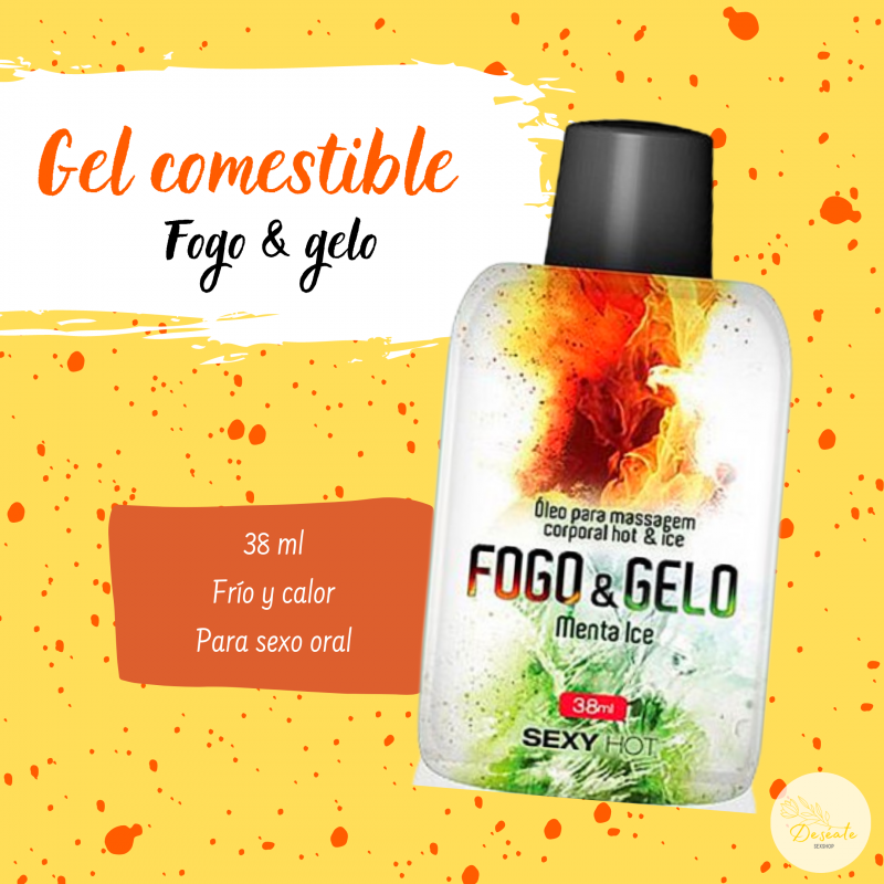 Gel comestible Fogo & Gelo (sexo oral) 38ml