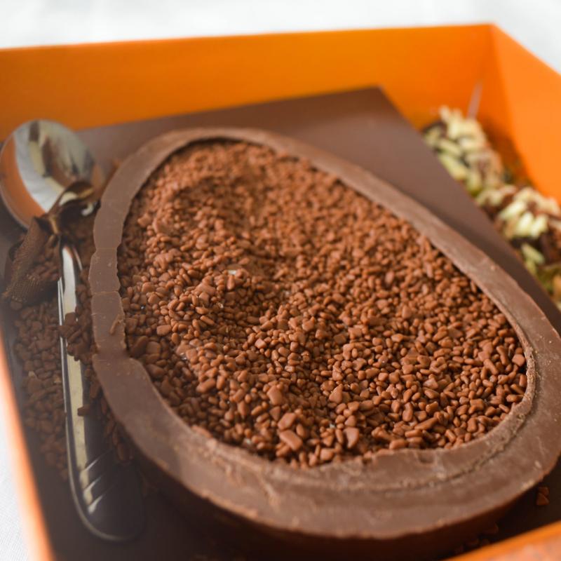 Coração de Páscoa de Colher* 220g (Com 1 Sabor)