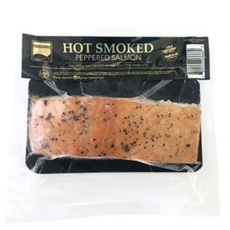 Raw Hot Smoke Peppered Salmon