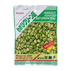 KASUGAI WASABI GREEN PEAS 2.3 OZ. (67 G)