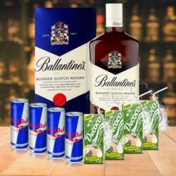Combo Ballantines 8 anos c RedBull