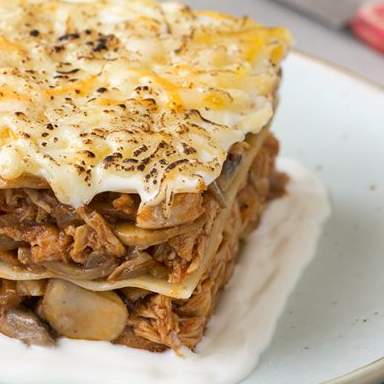 LASAGNA DE POLLO Y CHAMPIÑONES PEQUEÑA