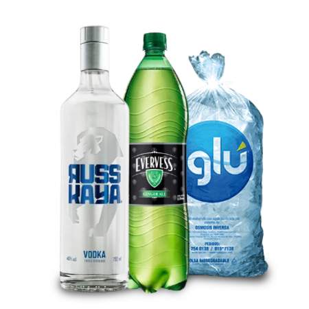 Combo Vodka Russkaya