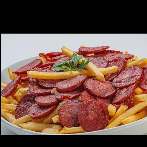 Calabresa com fritas