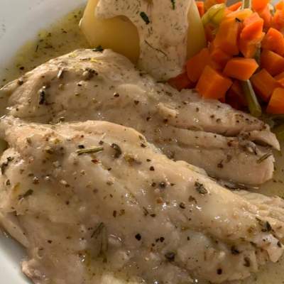 FILETE DE HUACHINANGO CON SETAS