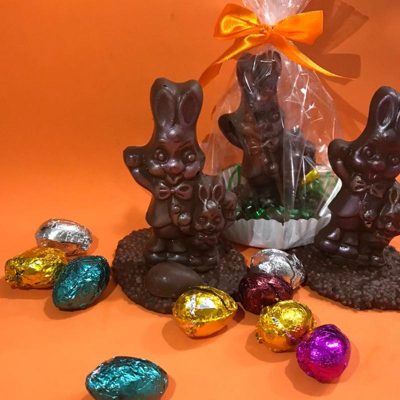 Coelho de Nobre Chocolate com Base Crocante 110g