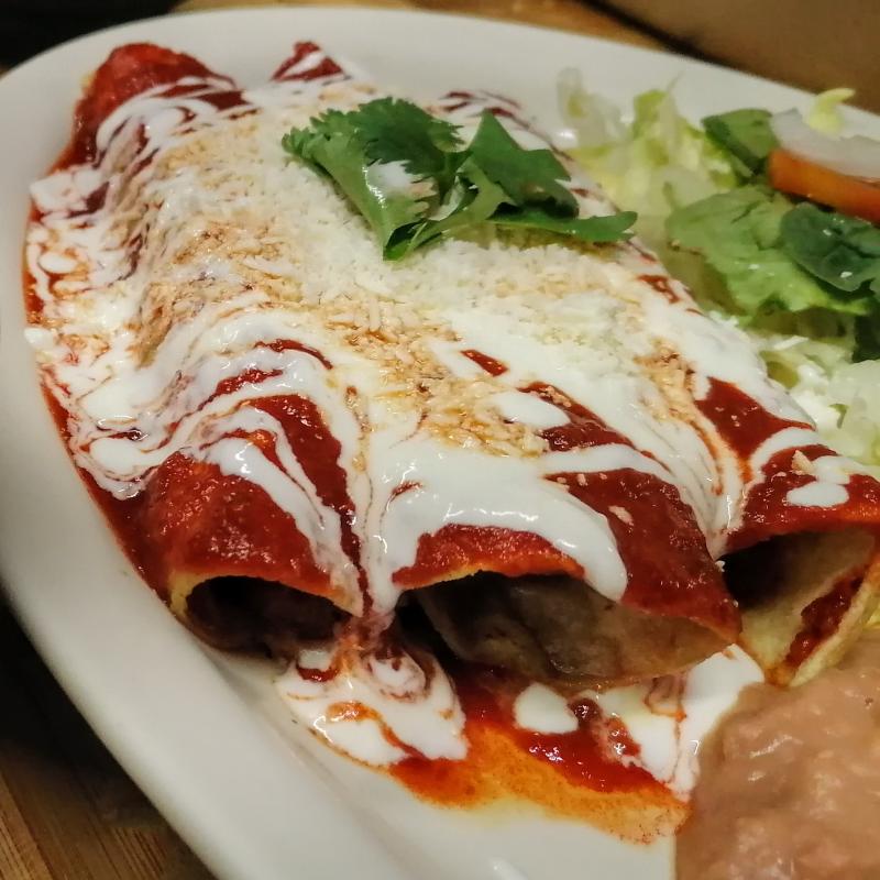 Enchiladas rojas o verdes