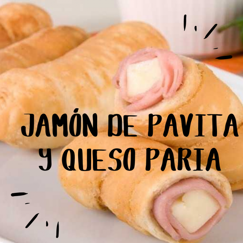 Teque de Jamón de Pavita & Queso Paria Fritos