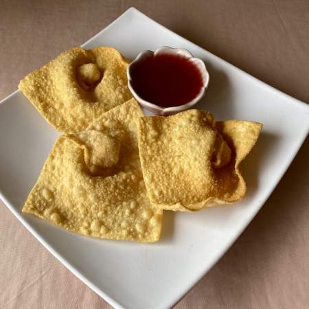 1- wantan fritos (8 unidades)