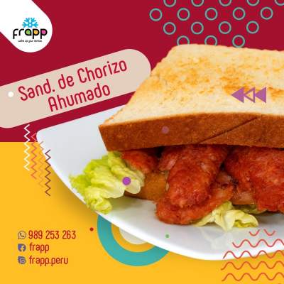 Sándwich de Chorizo Ahumado