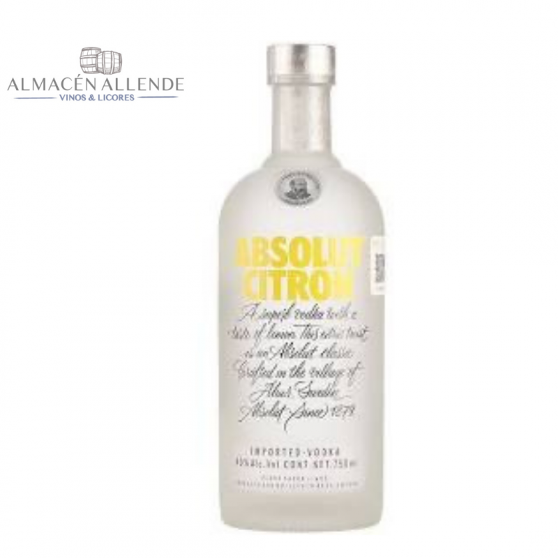 Vodka Absolut acitrón 750ml