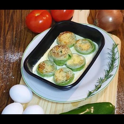 Rondelli Massa Verde com Queijo Minas e Cebolinha