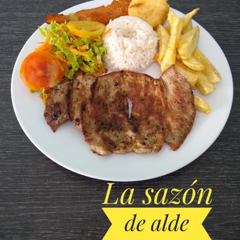 Cerdo a la plancha